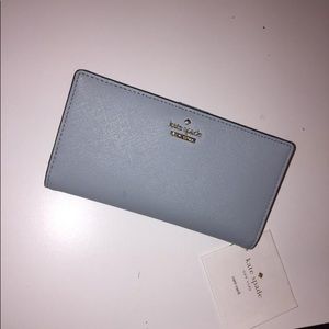 blue kate spade wallet